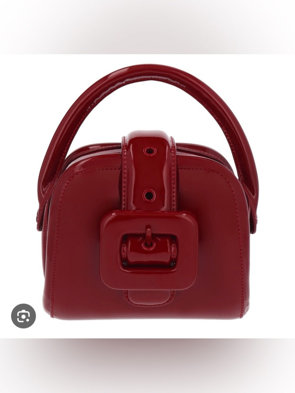 Charles & Keith Lula Patent Buckle Bag.